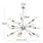 Hadfield 15 - Light Iron Dimmable Sputnik Sphere Chandelier-1445251299