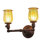 Schoolhouse & Early Electric 2 - Light Armed Sconce