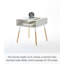Plain Yamazaki Home Side Table With Storage Shelf, Living Room Bedroom Couch End Accent Table, Steel-46492040