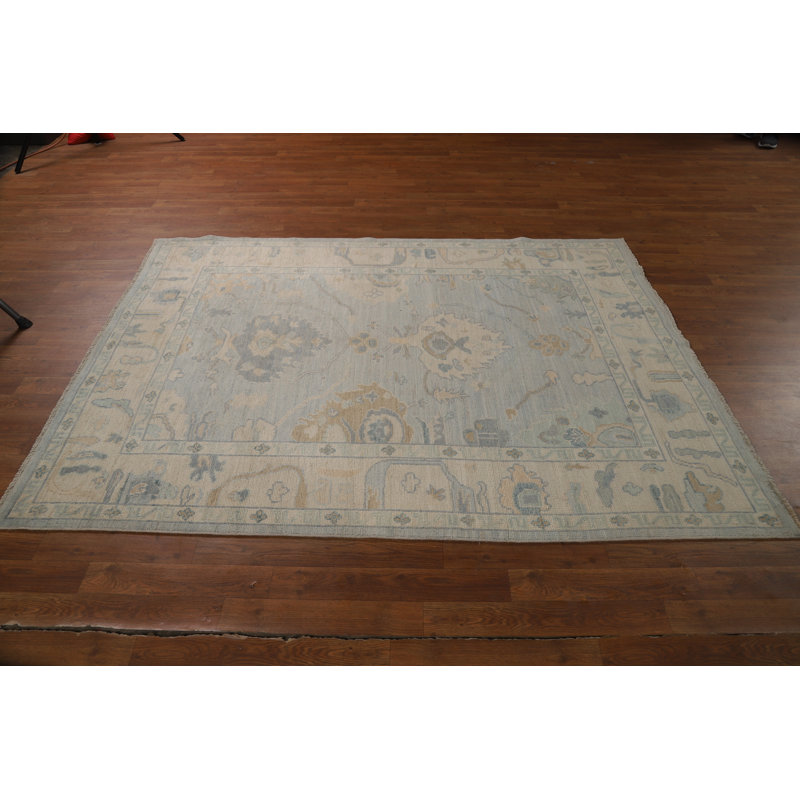 Rectangle Hand Knotted Cotton Area Rug