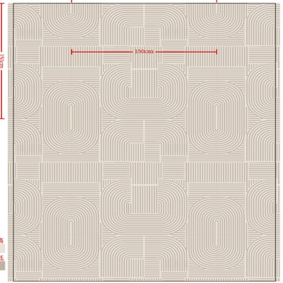 Tapis moderne lavable antidérapant