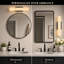 20" LED Wallchiere Dimmable Wall Sconce With Faux Alabaster Shade-387065922-409654321
