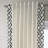 Semi Sheer Curtains for Bedroom - Solid Cotton Bordered Window Curtains Single Panel Drape-1399278336