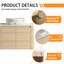Meuble-lavabo flottant simple 30 po avec comptoir en céramique-1877517842-1877517843-1877517848