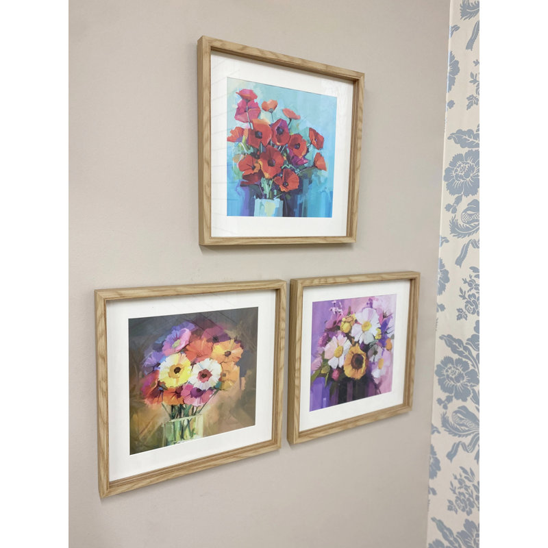 Lakeyah Brown Wood Picture Frame - Set of 3
