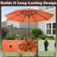 Parasol d'extérieur 10 pi Pure Garden-33048771