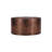 Round Coffee Table and End Table Set with Copper Finish, Hammered Metal -584050545