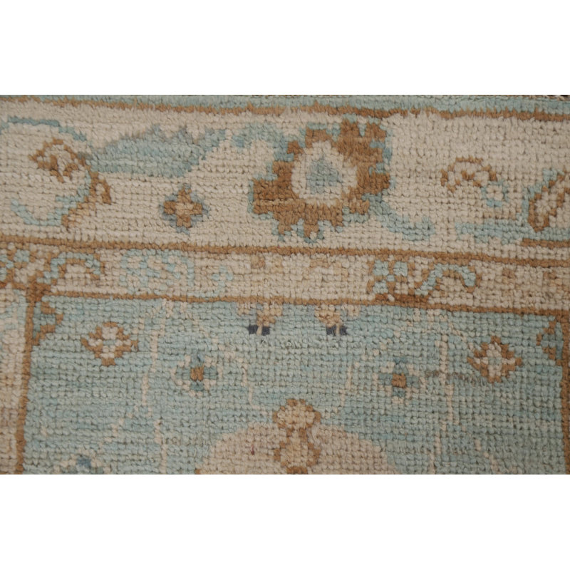 Geometric Oushak Wool Oriental Rug 2x3