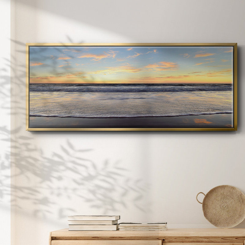 «Evening on Venice Beach», toile encadrée, H 20 po x l 50 po