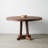 Walnut Round Sintered Stone Dining table-325998264