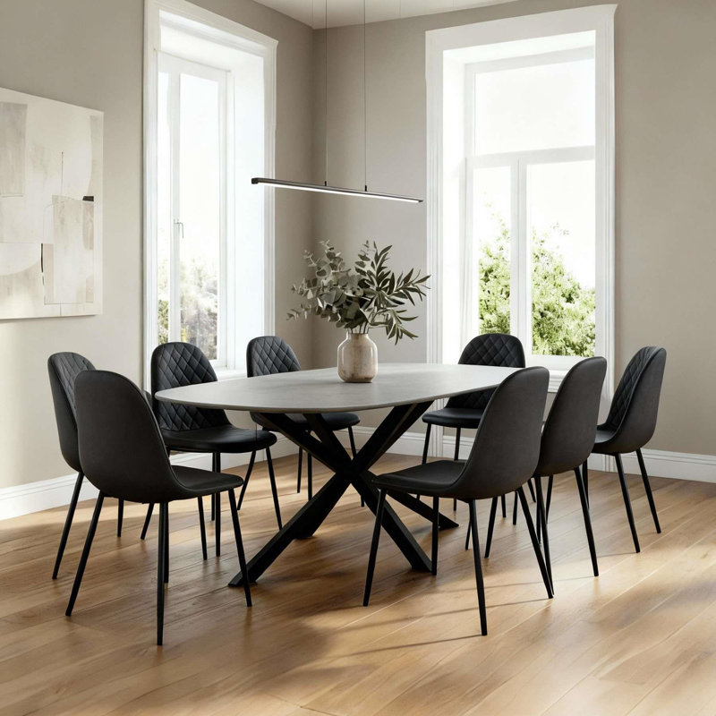 Dining Set, 76cm H x 160cm W x 90cm D