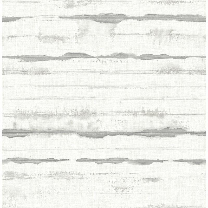 Folly Zen Swirls Wallpaper, Gray