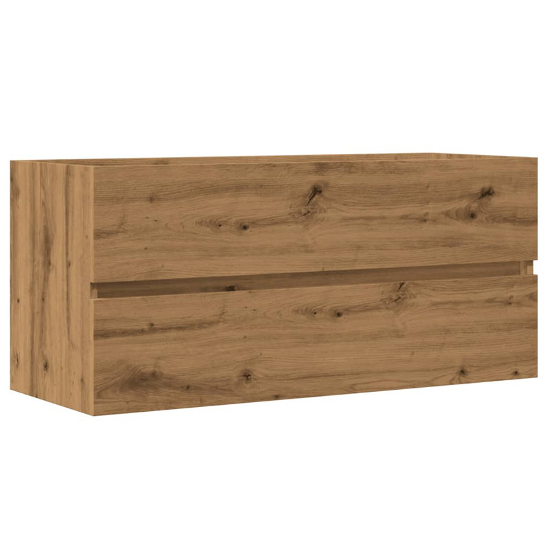 Hadi 100cm Bathroom Vanity Base Only, Artisan Oak