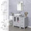 Meuble-lavabo double 60 po avec comptoir en bois manufacturé, lavabo vasque, robinet et bonde -1223650322