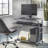 Lunde Metal Base Writing Desk-121262400