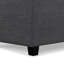 Banc de rangement avec repose-pieds rectangulaire rectangulaire en tissu d'aspect lin avec mousse à haute densité Avalon-441611566