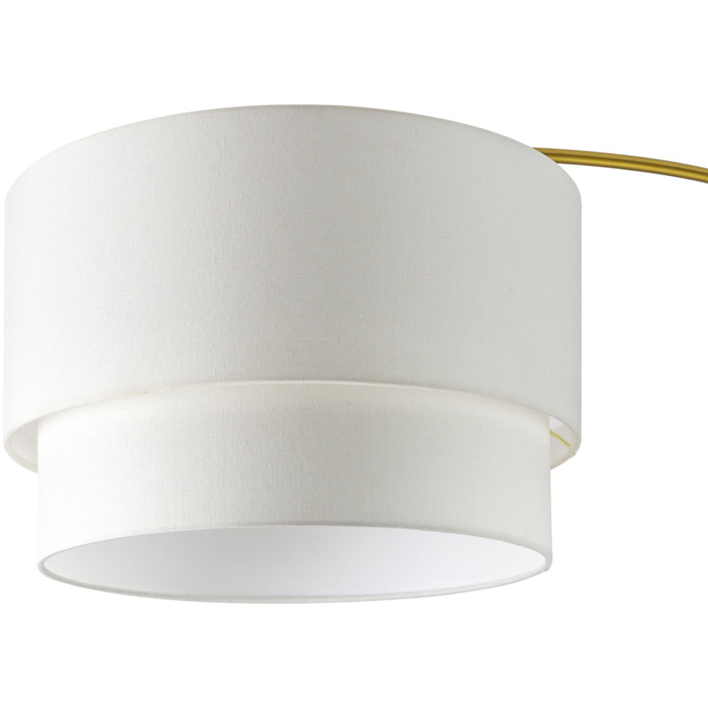 Jarratt 87'' Gold Arched Floor Lamp