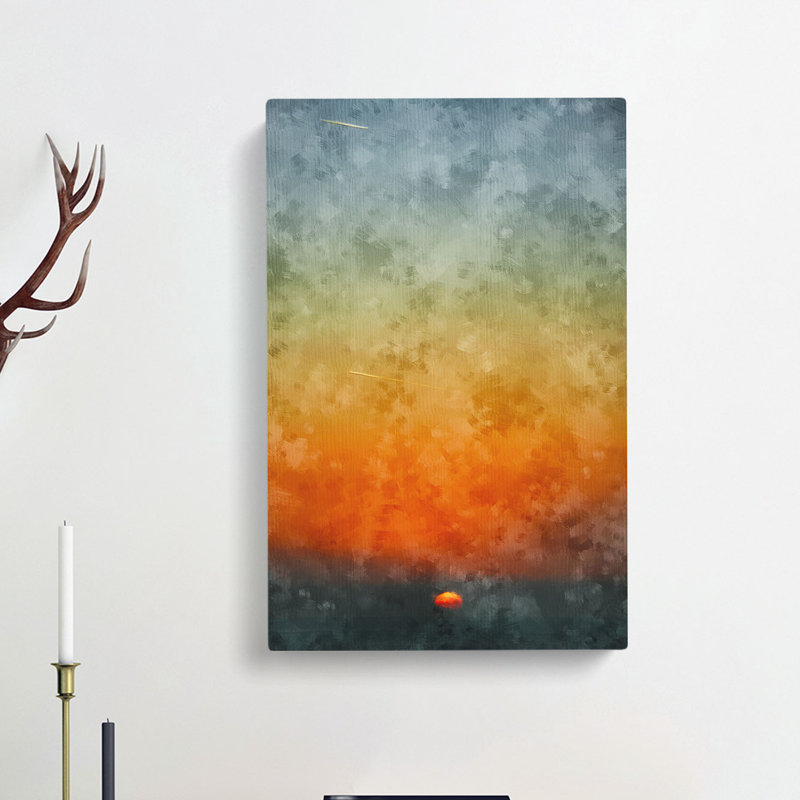 Glorious Sunset - Wrapped Canvas, 76cm H x 50cm W x 3cm D