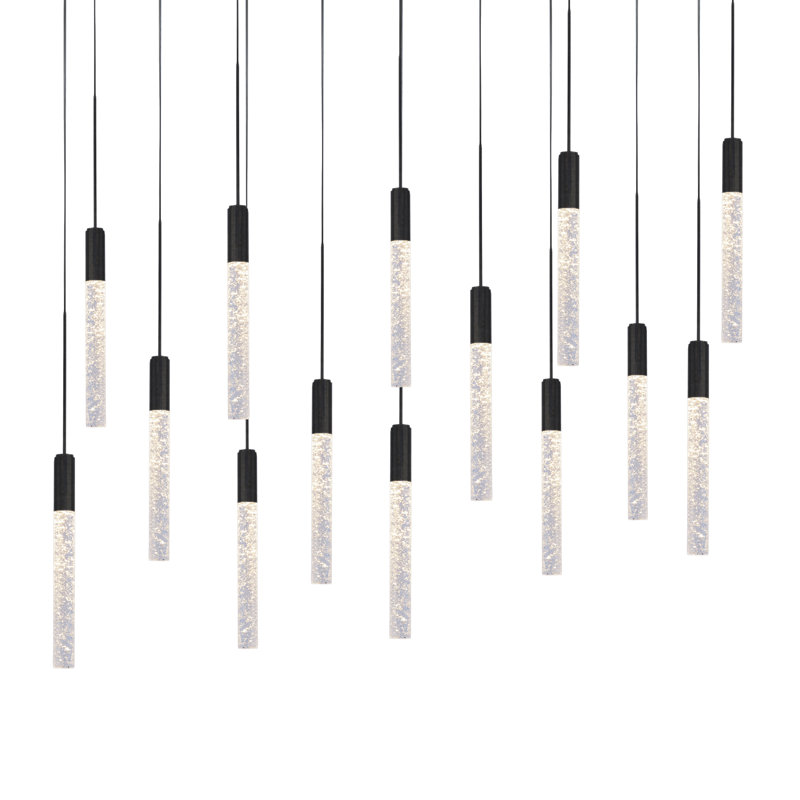 Magic LED Multi-Light Pendant, Black