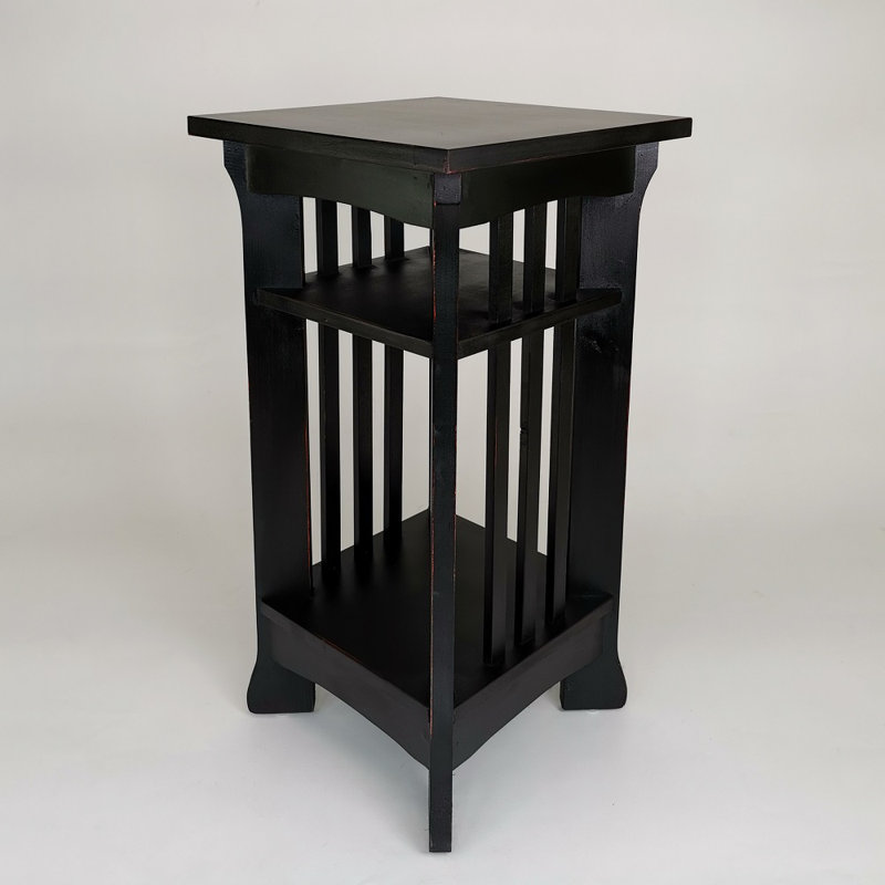 Leamon End Table, Antique Black