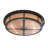 Rustic Lodge LED Flush Mount
