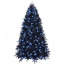Arbre de Noël de 6 pi avec 350 lumières DEL blanches et 1460 pointes en PVC pour un décor festif et moderne