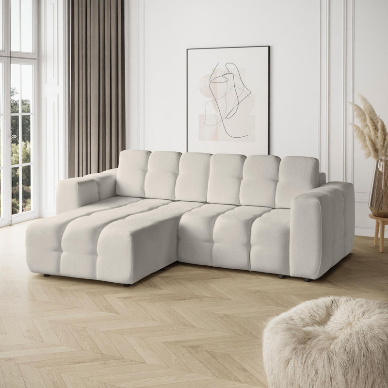 Bradd 4 Seater Sofa Bed, Beige