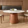 Gullu Round Dining Table With Lazy Susan For 4-6-8