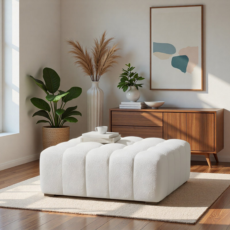 Boucle Multipurpose Ottoman