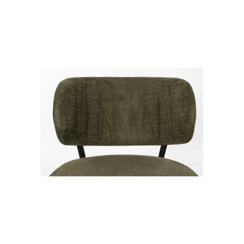 Sanne Lounge Chair, Green Gray Polyester