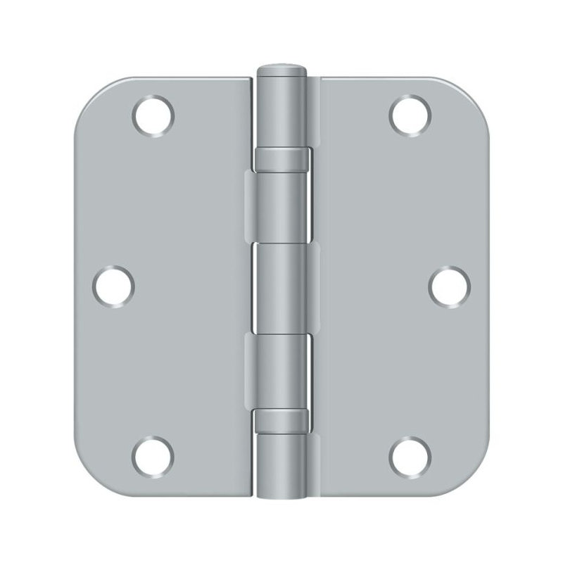 Steel Hinge, Brushed Chrome
