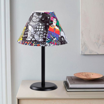 Lampe de table noire 18,11 po Hilary