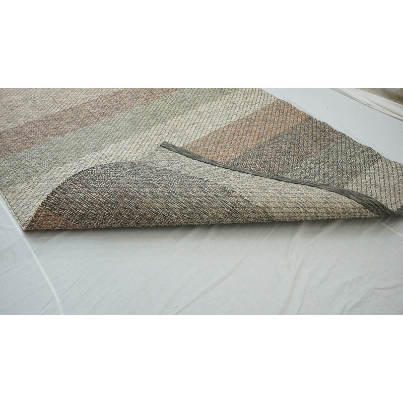 Petrin Striped Hand Woven 140cm X 200cm Area Rug