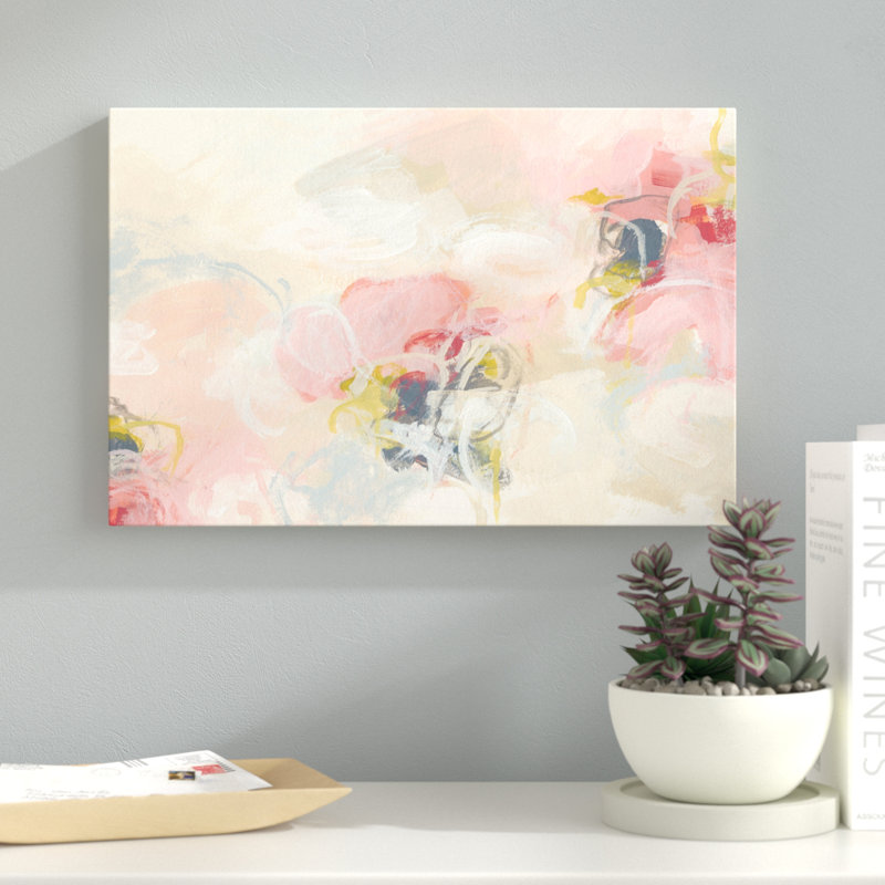 " Cherry Blossom III " Painting Print, 8" H x 12" W