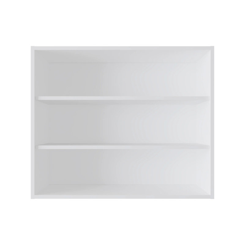 Armoire murale pour la cuisine, blanc - 30 po x 36 po x 12 po, panneau de particules, revêtement résistant aux égratignures, design moderne, range les épices, les bols et les bocaux