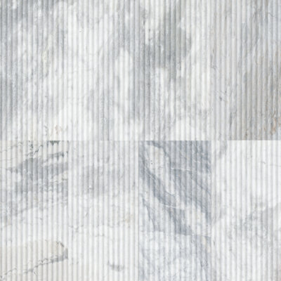 Stratos Terra Bella 12 in. x 24 in. Convex Fluted Honed Marble Wall Tile