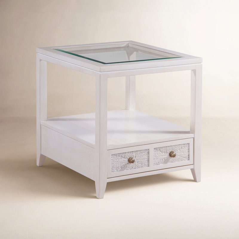 Misha 24" End Table, Bisque