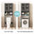  Bellavance 65.4"H Bathroom Cabinet Over the Toilet Storage-690308237