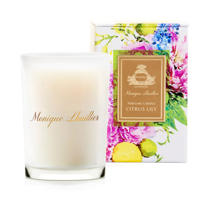 Monique Lhuillier Citrus Lily Scented Designer Candle