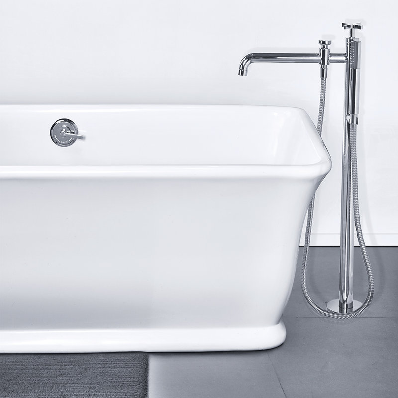 Kafka Tub and Shower Faucet, Brushed Nickel