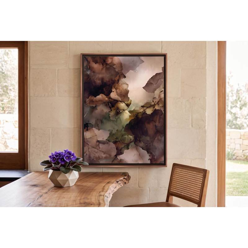 In the Shadow of Leaves, 40" H x 53" W