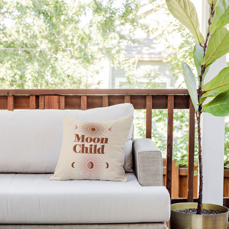  Polyester Indoor/Outdoor Throw Pillow, 16" x 16"