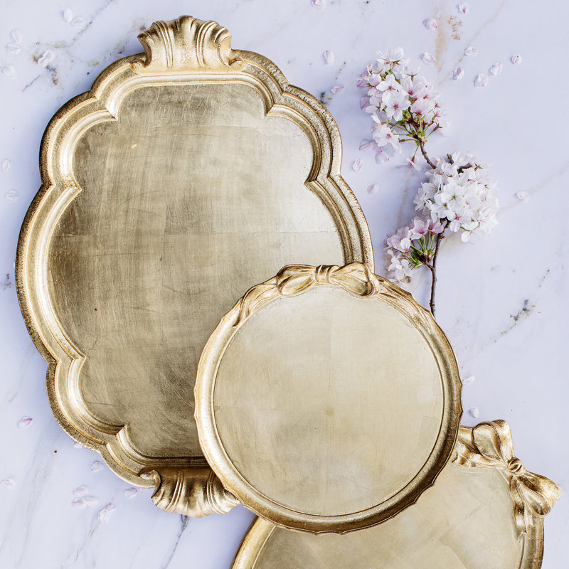 Florentine Solid Wood Decorative Tray