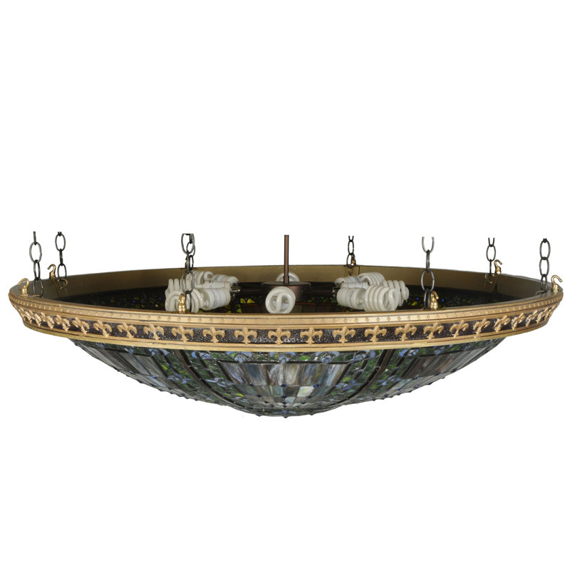 Meyda Tiffany & Stained Glass 8 - Light Flush Mount