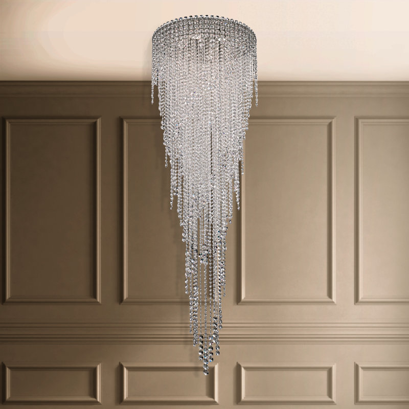 Chantant 6 - Light Flush Mount, Heritage Handcut, 79.5" H x 24" W x 24" D