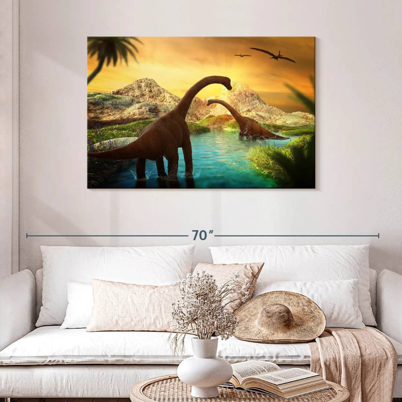 Sauropodes Brampt, H 30 po x l 45 po