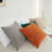 (Covers With Inserts) Set of 2 Corduroy Reversible Throw Pillows size 12"x20" rectangle or 18"x18" square -96412488-96412487
