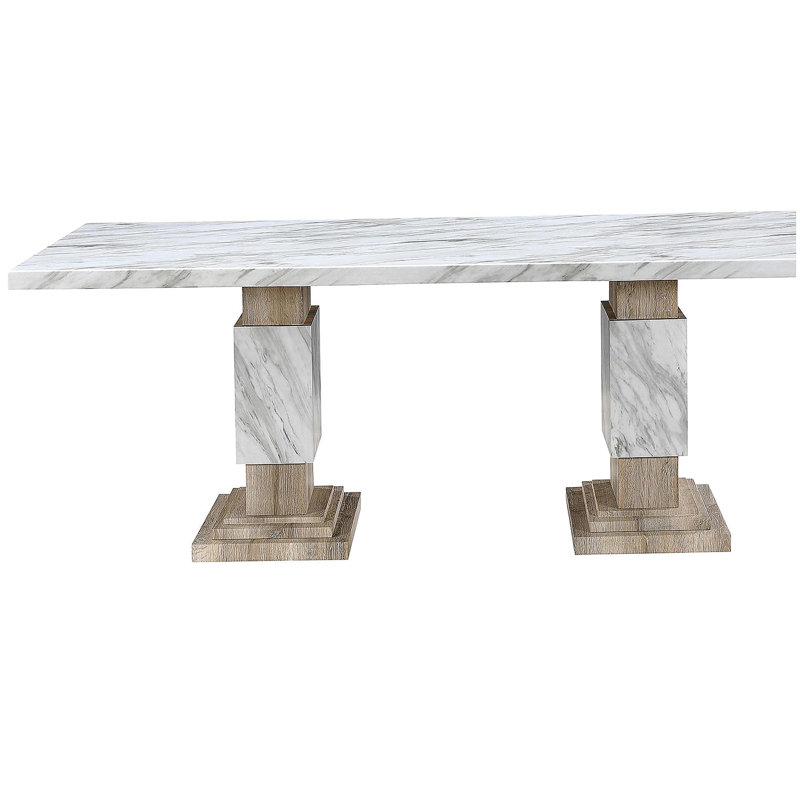 STACEY BEIGE DINING TABLE