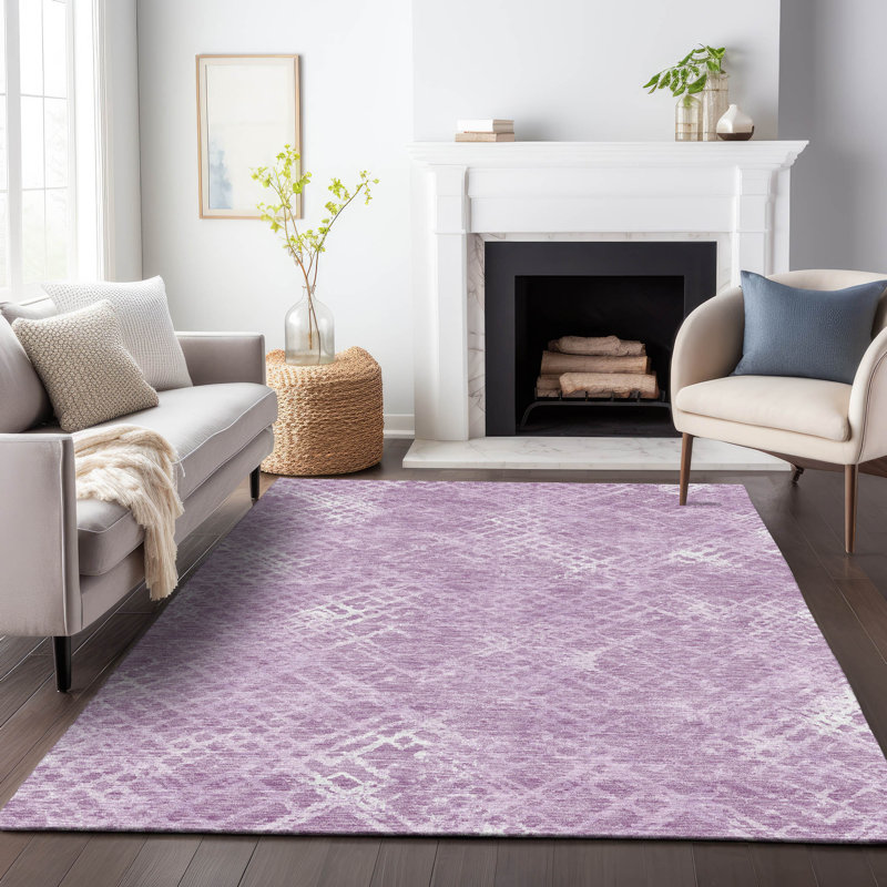 Malchow Washable Geometric Indoor / Outdoor Rug, Rectangle 9' x 12'