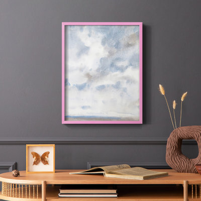 Sky Blue III  Framed Print - Solid Wood